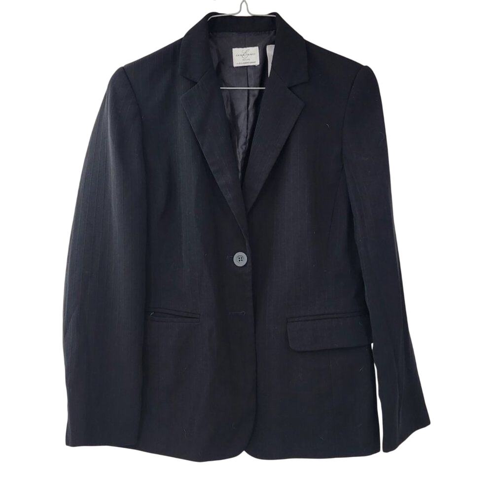 EMMA JAMES Black Blazer Womens Size 6P